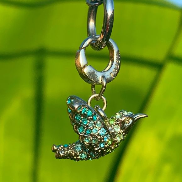 Fossil Jewelry - Fossil bird charm